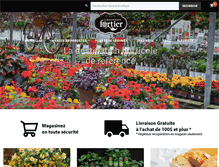 Tablet Screenshot of jardineriefortier.com